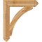Ekena Millwork Thorton Arts & Crafts Rough Sawn Bracket, Western Red Cedar, 6"W x 34"D x 40"H BKT06X34X40THR03RWR - alternate 4